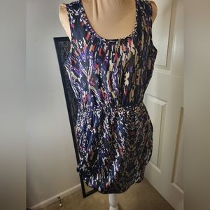 Romeo & Juliet Couture - Multicolored Sleeveless Dress, Size L